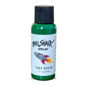 Big Shark Trad Green 30 ML - 1 Oz Tattoo Ink - Dövme Boyası