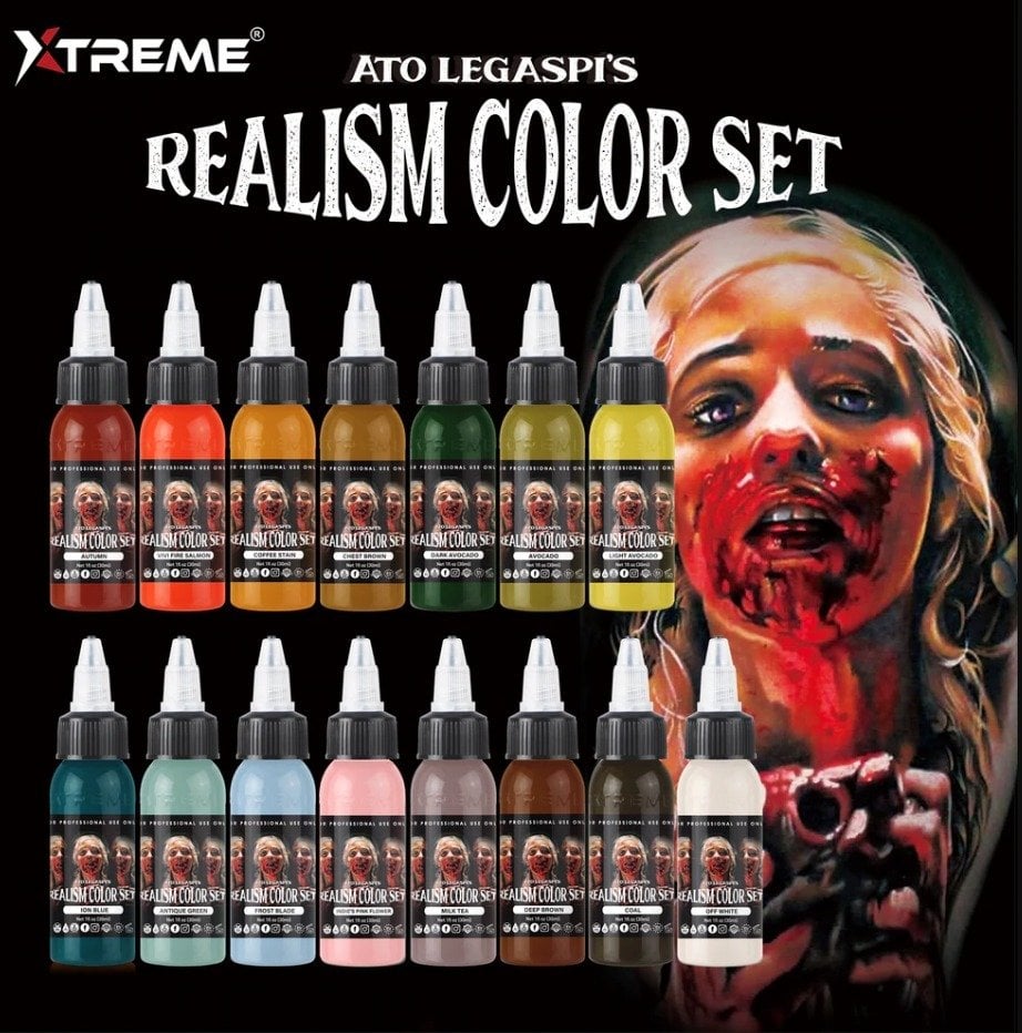 Xtreme Ink Ato Legaspi's Realism Color Set(15 colors)-1 oz