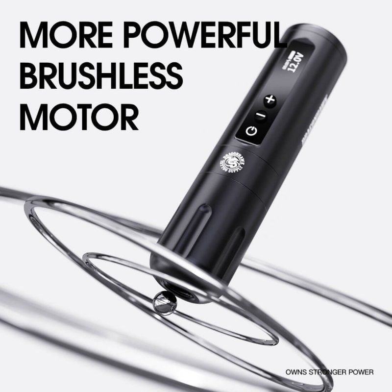 Dragonhawk X10 Wireless Tattoo Pen  3.5 mm Kablosuz Dövme Makinesi