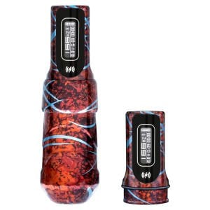 FK Irons Flux Max 4.0 mm Stroke – Arctic Lava - Kablosuz Dövme Makinesi Çift Bataryalı