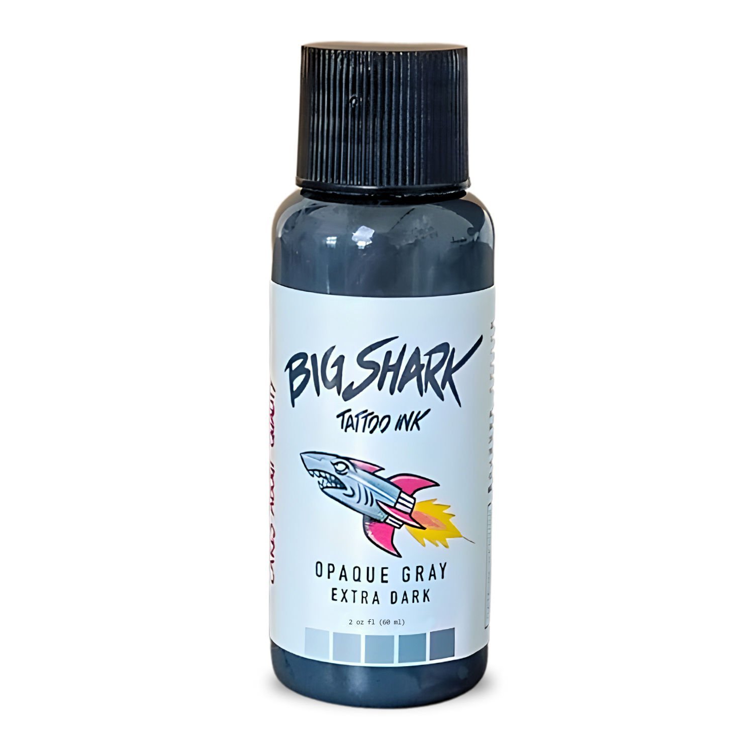 Big Shark Opaque Grey Extra Dark 60 ML - 2 Oz Tattoo Ink - Dövme Boyası