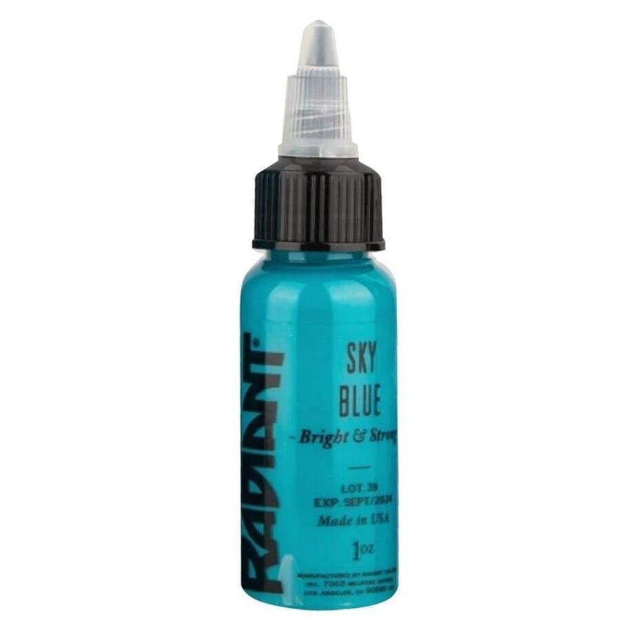 Radiant Sky Blue 1 Oz (30 Ml) Mavi Dövme Boyası - Tattoo Ink
