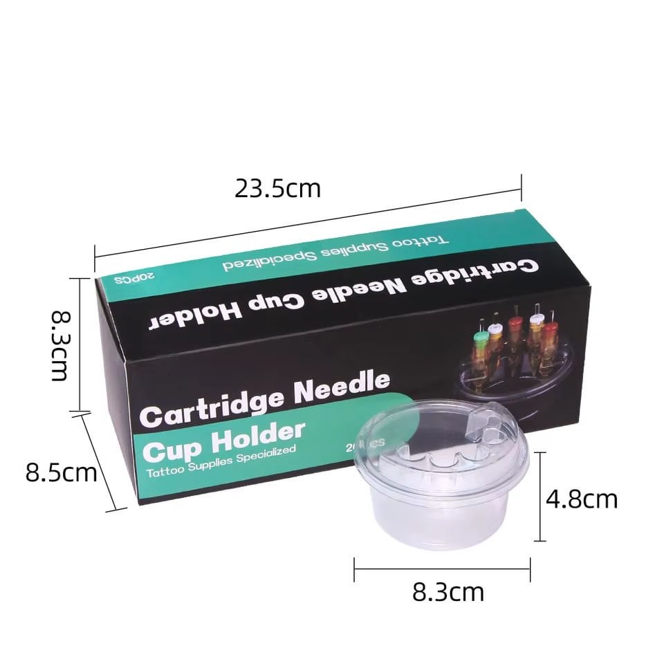 Cartridge Needle Cup Holder 20 Adet/Paket