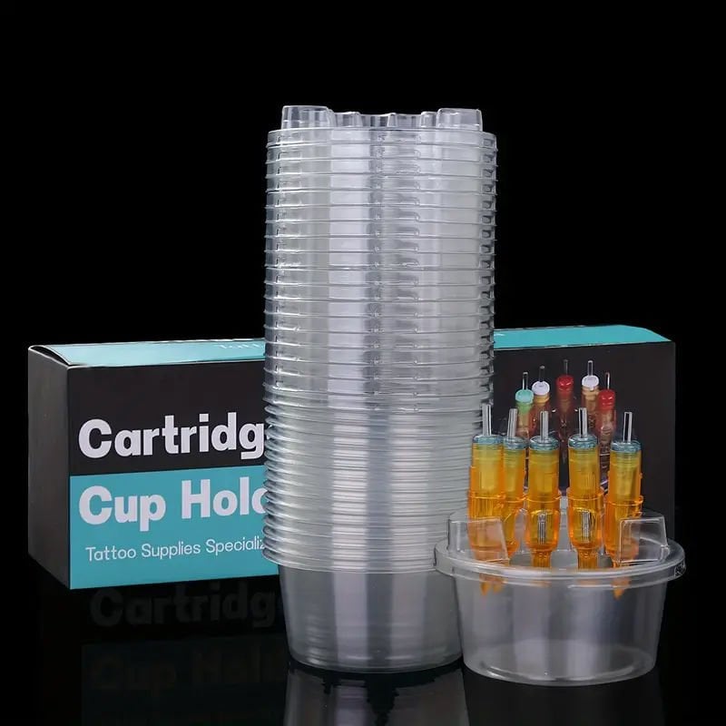 Cartridge Needle Cup Holder 20 Adet/Paket
