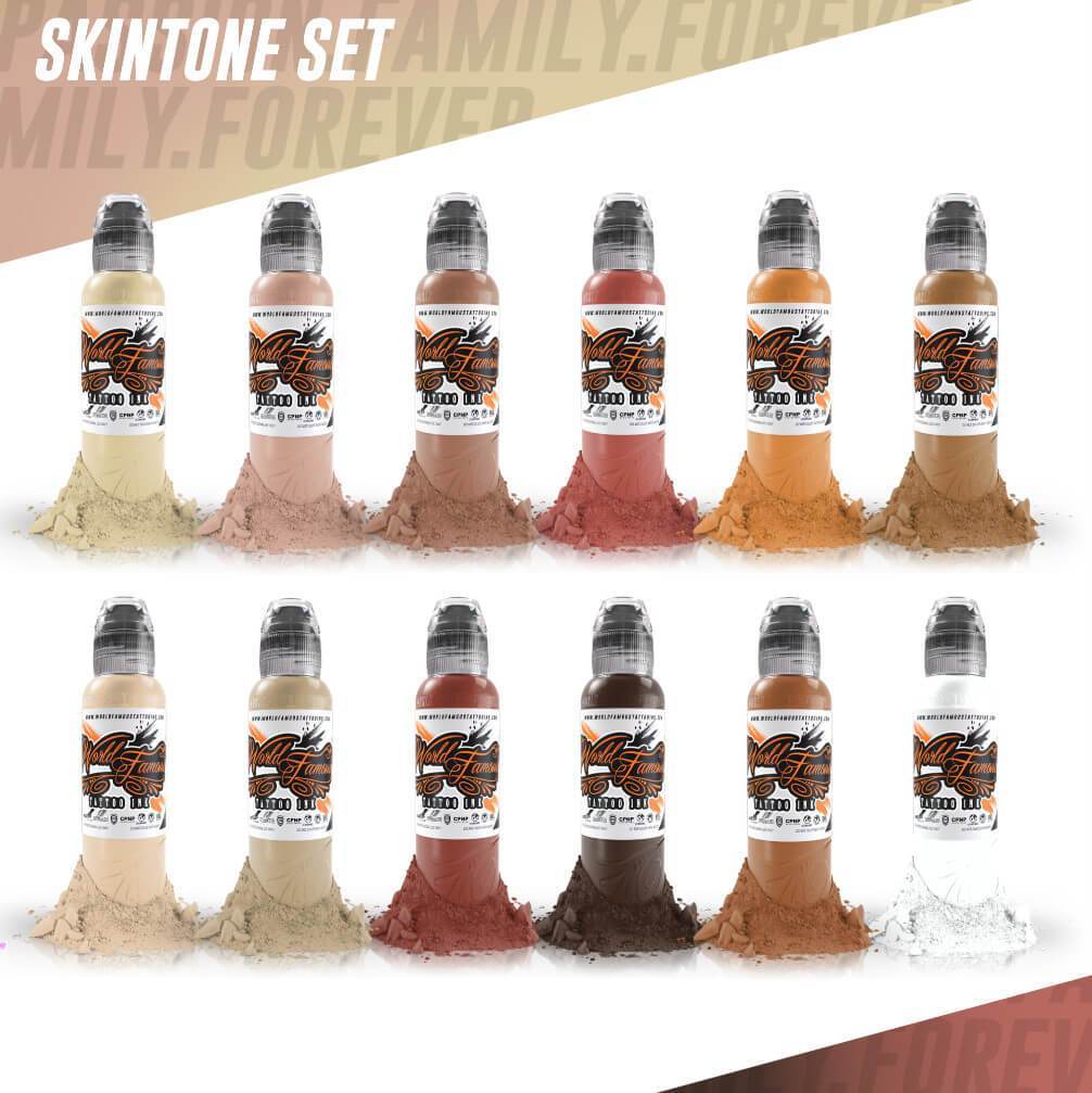 World Famous Ink Skintone Set (12 X 1 Oz)