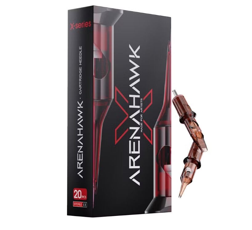 Arenahawk X 3 RS (Round Shader X Serisi) Kartuş Dövme İğnesi 20 Adet/Kutu
