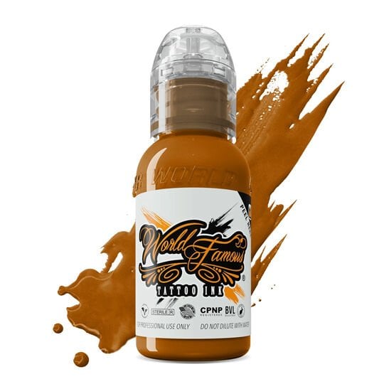 World Famous Ink Caramel Kahverengi Dövme Boyası 1 Oz (30 Ml)