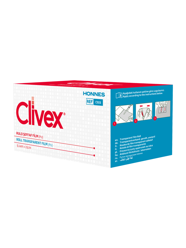 Clivex Şeffaf Film  (9,14x15)