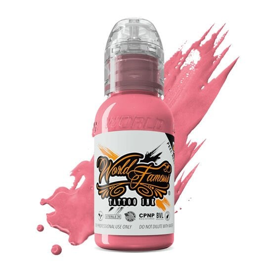 World Famous Ink Flying Pig Pink Pembe Dövme Boyası 1 Oz (30 Ml)