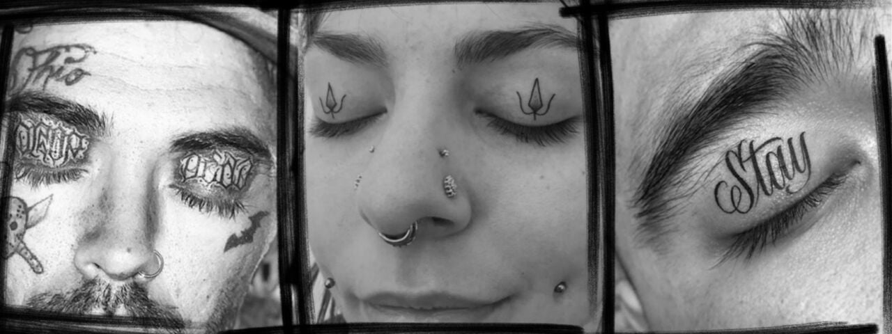 Sıradışı Minimaller Serisi: 1. Eyelid Tattoos! 