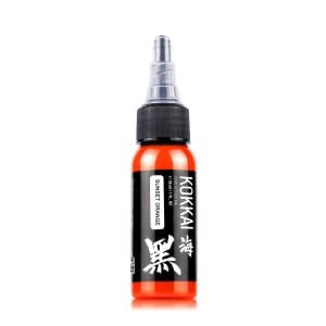 Kokkai Sumi Ink Sunset Orange 15 ml (1/2 oz) Turuncu Dövme Boyası