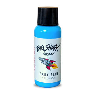 Big Shark Baby Blue 30 ML - 1 Oz Tattoo Ink - Dövme Boyası