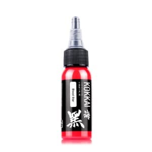 Kokkai Sumi Ink Blood Star 30 ml (1 oz) Kırmızı Dövme Boyası