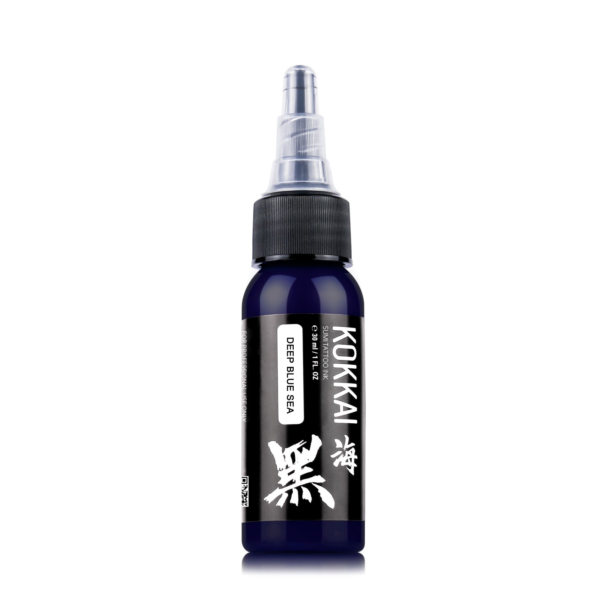 Kokkai Sumi Ink Deep Blue Sea 30 ml (1 oz) Mavi Dövme Boyası