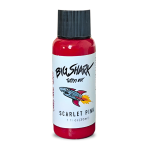 Big Shark Scarlet Pink 30 ML - 1 Oz Tattoo Ink - Dövme Boyası