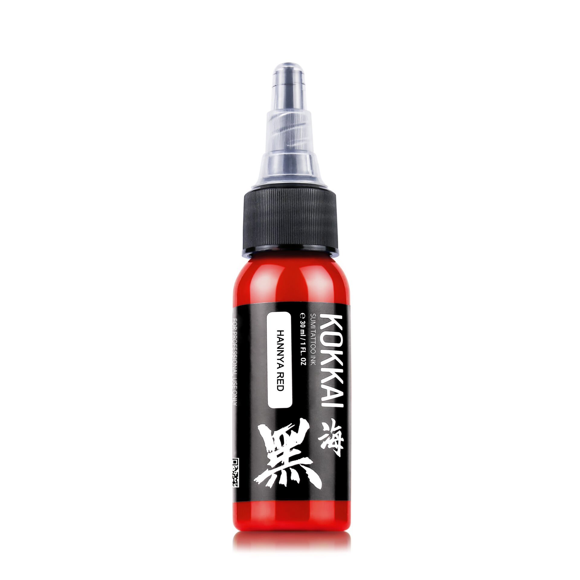 Kokkai Sumi Ink Hanya Red 30 ml (1 oz) Kırmızı Dövme Boyası