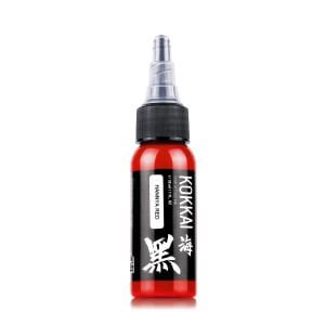Kokkai Sumi Ink Hanya Red 30 ml (1 oz) Kırmızı Dövme Boyası