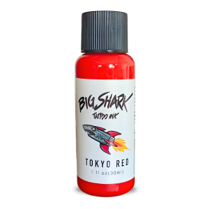 Big Shark Tokyo Red 30 ML - 1 Oz Tattoo Ink - Dövme Boyası