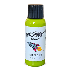 Big Shark Citrus 35 30 ML - 1 Oz Tattoo Ink - Dövme Boyası