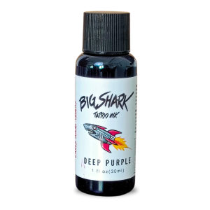 Big Shark Deep Purple 30 ML - 1 Oz Tattoo Ink - Dövme Boyası