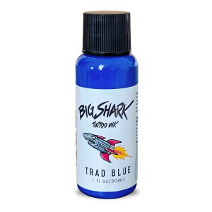 Big Shark Trad Blue 30 ML - 1 Oz Tattoo Ink - Dövme Boyası