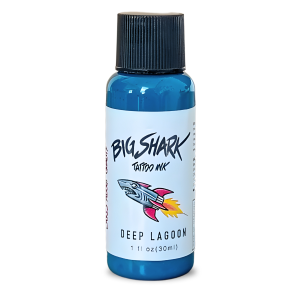 Big Shark Deep Lagoon 30 ML - 1 Oz Tattoo Ink - Dövme Boyası