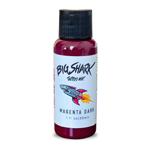 Big Shark Magenta Dark 30 ML - 1 Oz Tattoo Ink - Dövme Boyası