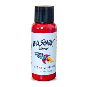 Big Shark Red Chili Pepper 30 ML  - 1 Oz Tattoo Ink - Dövme Boyası