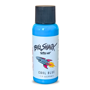 Big Shark Cool Blue 30 ML - 1 Oz Tattoo Ink - Dövme Boyası