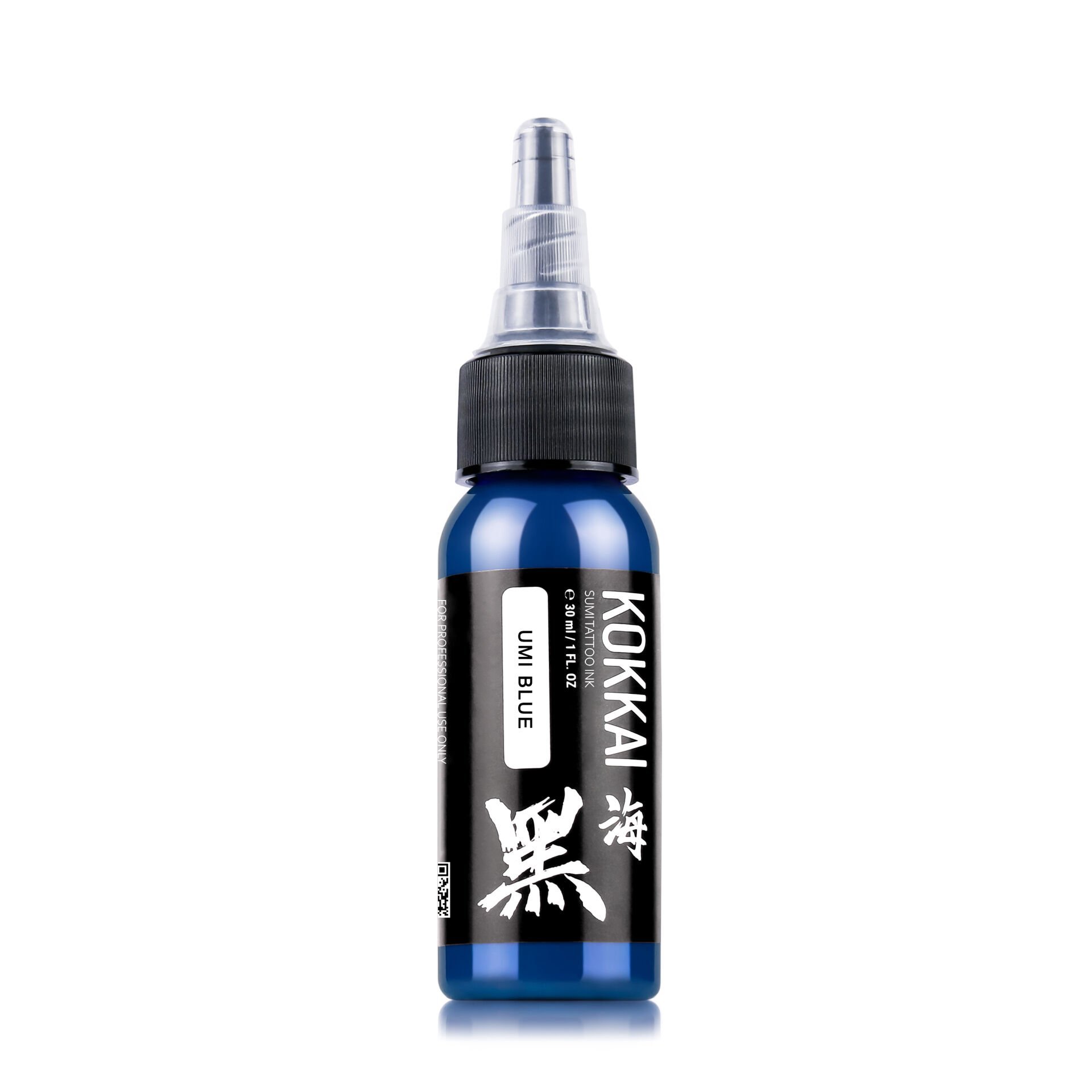 Kokkai Sumi Ink Umi Blue 30 ml (1 oz) Mavi Dövme Boyası