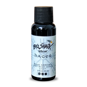 Big Shark HaGer Grey Wash Light 30 ML  - 1 Oz Tattoo Ink - Dövme Boyası
