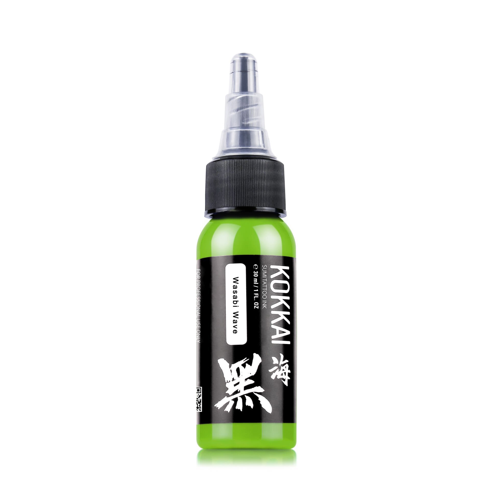 Kokkai Sumi Ink Wasabi Wave 30 ml (1 oz) Yeşil Dövme Boyası