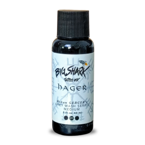 Big Shark HaGer Grey Wash Medium 30 ML - 1 Oz Tattoo Ink - Dövme Boyası