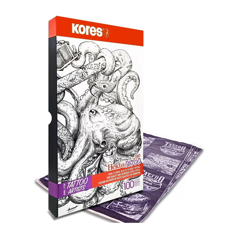 Kores Hekto El Çizimi (Freehand) Karbon Transfer Kağıdı 10 Adet/Paket (Uzun)