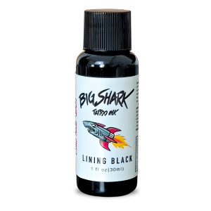 Big Shark Lining Black 30 ML - 1 Oz Tattoo Ink - Dövme Boyası