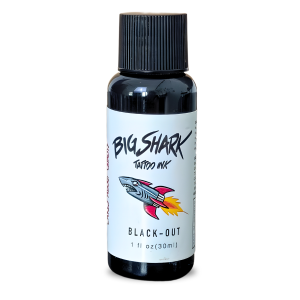 Big Shark Black Out 30 ML - 1 Oz Tattoo Ink - Dövme Boyası