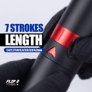 Mast Flip Hybrid Wireless Tattoo Pen 2.4 mm - 4.2 mm Stroke Kablosuz Dövme Makinesi