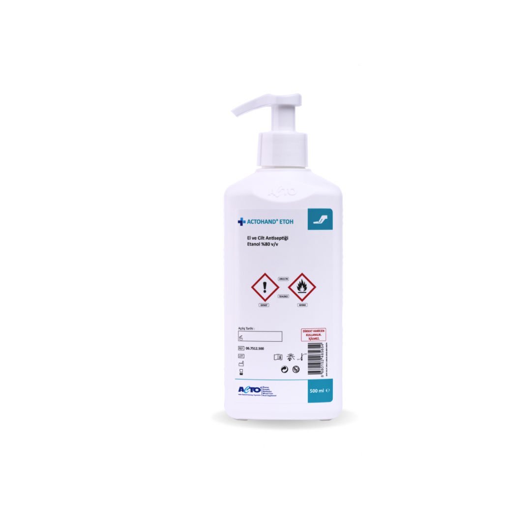 Actohand Etoh El ve Cilt Antiseptiği 1 Lt