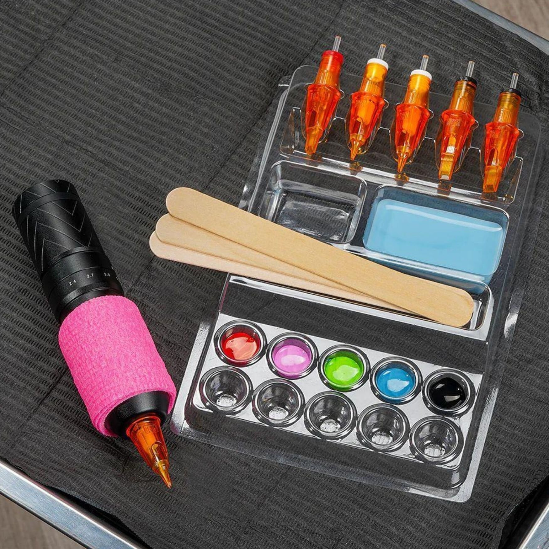 Inkaway Fast Tray Set-Up Organizer Tepsi & Sünger Seti (20 adet)