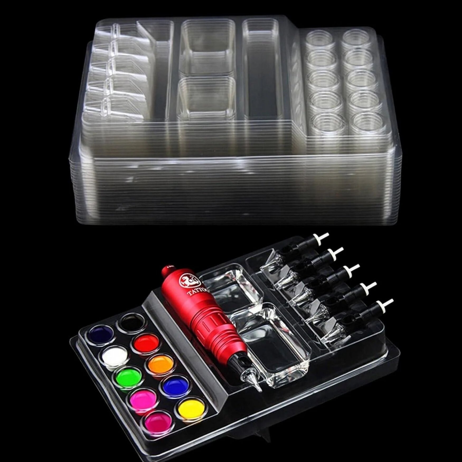 Inkaway Fast Tray Set-Up Organizer Tepsi & Sünger Seti (20 adet)