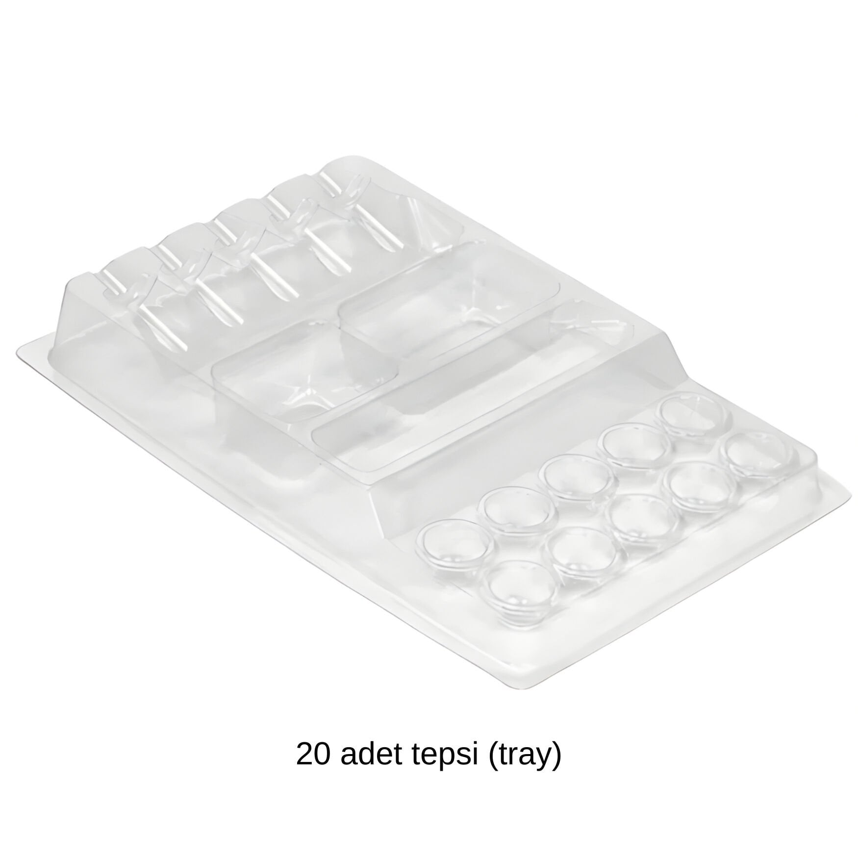 Inkaway Fast Tray Set-Up Organizer Tepsi & Sünger Seti (20 adet)