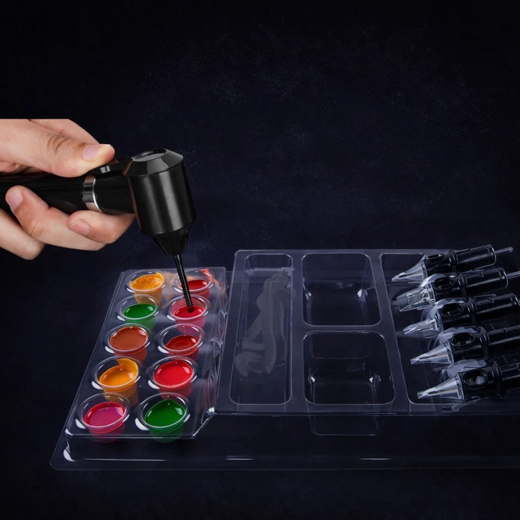 Inkaway Fast Tray Set-Up Organizer Tepsi & Sünger Seti (20 adet)
