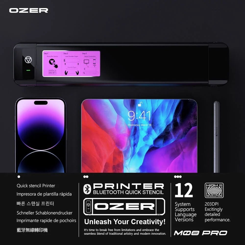 OZER Quick Stencil Thermal Printer