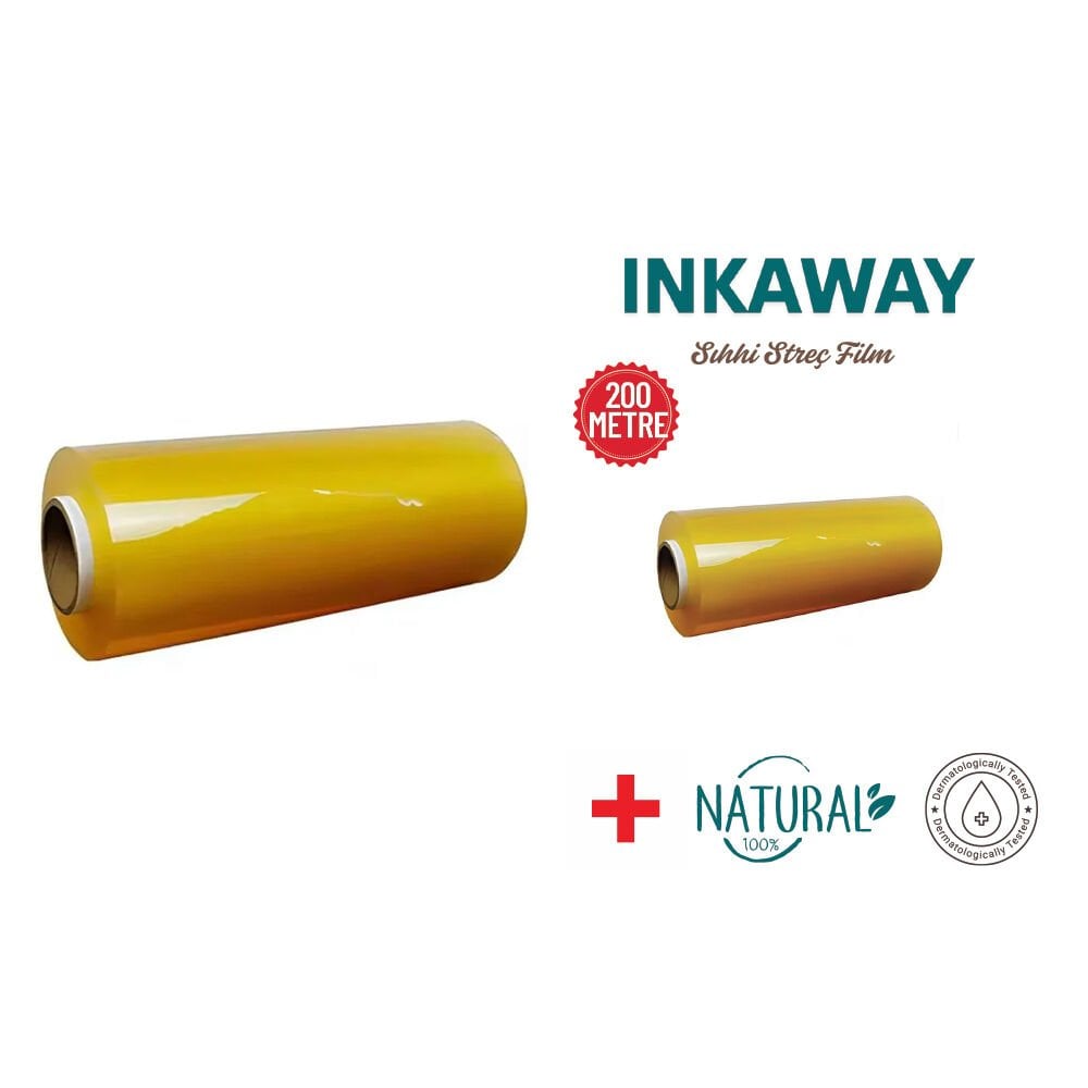 INKAWAY Ergonomik Streç Film 15 cm X 200 mt 23 Mikron - Sıhhi Ürün