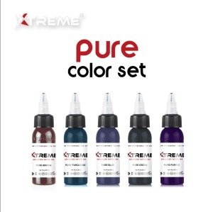 Xtreme Ink Pure Color Set (5 colors)-1 oz