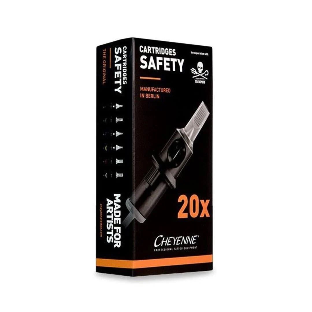Cheyenne 13 Safety Shader Kartuş Dövme İğnesi 20 Adet/Kutu