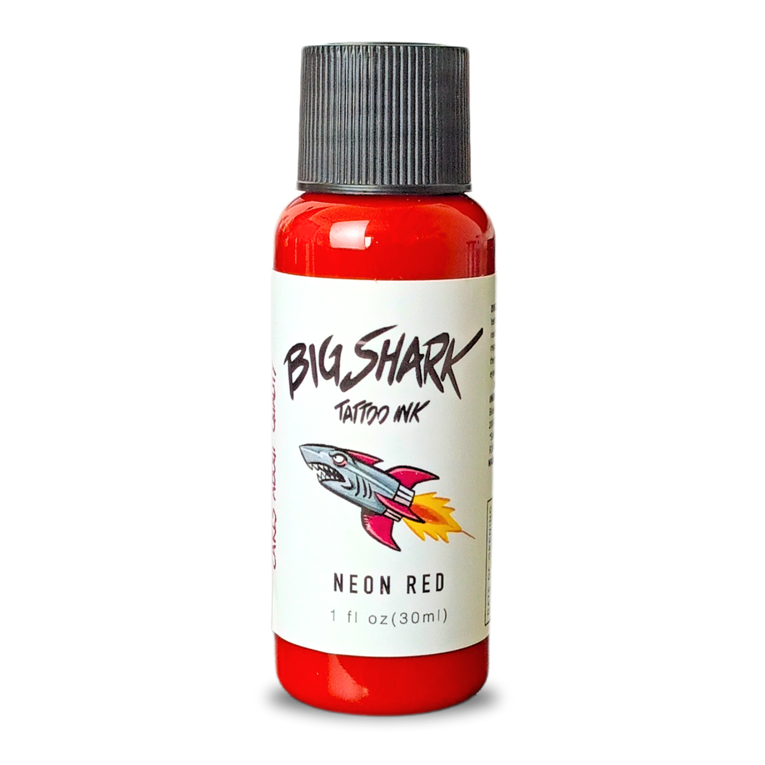 Big Shark  Neon Red 30 ML - 1 Oz Tattoo Ink - Dövme Boyası