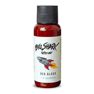 Big Shark Red Blood 30 ML - 1 Oz Tattoo Ink - Dövme Boyası
