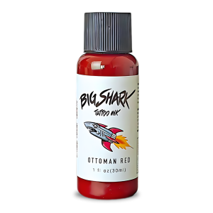 Big Shark Ottoman Red 30 ML - 1 Oz Tattoo Ink - Dövme Boyası