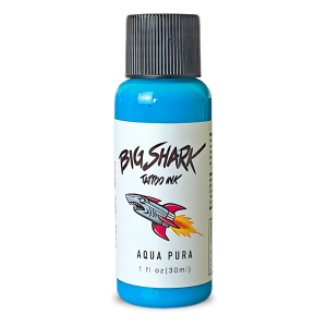Big Shark Aqua Pura 30 ML - 1 Oz Tattoo Ink - Dövme Boyası
